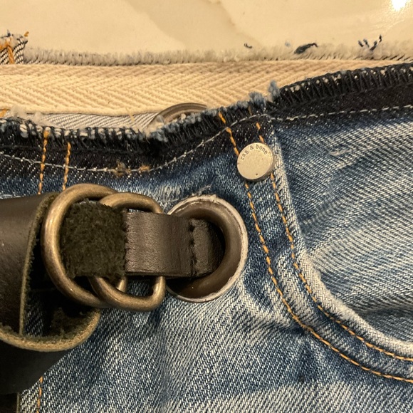 RAG & BONE WOMENS SUPER HIGH RUTH STRAIGHT LEG JEANS-RARE - Picture 8 of 16